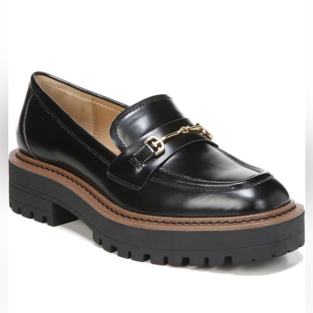 Sam Edelman Laurs Platform Lug Sole Loafer in Black